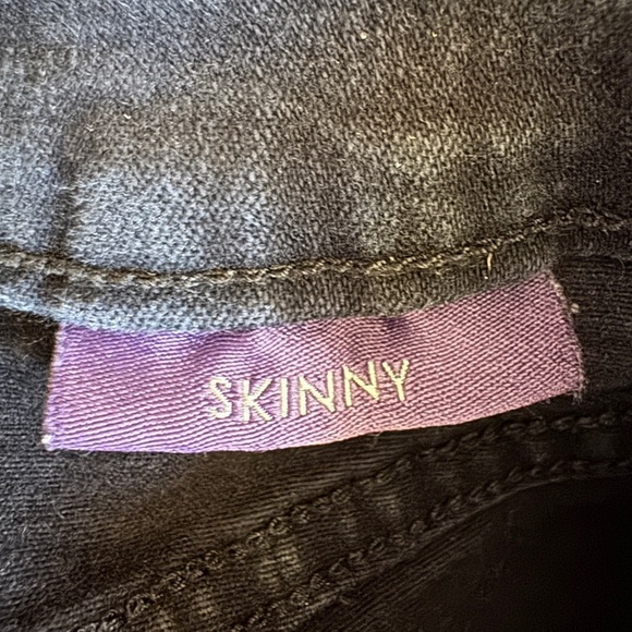 NYDJ Faded Black Skinny Jeans, Size 10 - Picture 6 of 9